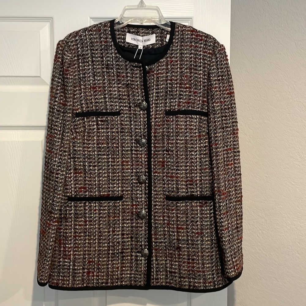 Veronica Beard Watkins Dickey Jacket Size 14 - Picture 8 of 13